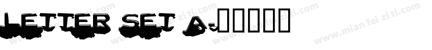 Letter Set A字体转换
